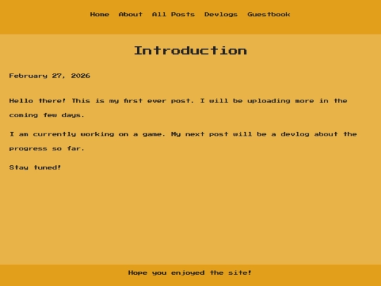 posts/introduction screenshot