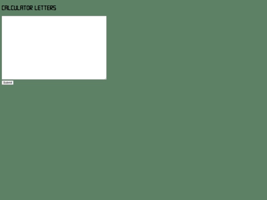 calculator_letters screenshot