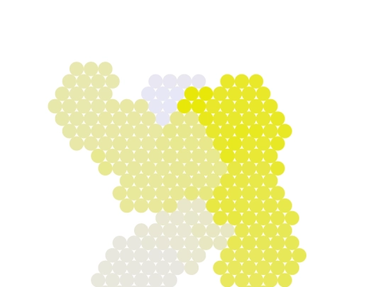 hexcode_screensaver/specific_patterns/17_polygon_dots screenshot