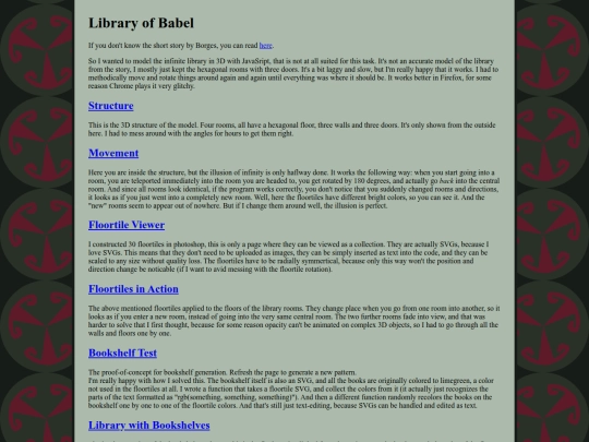 library_of_babel/hub screenshot