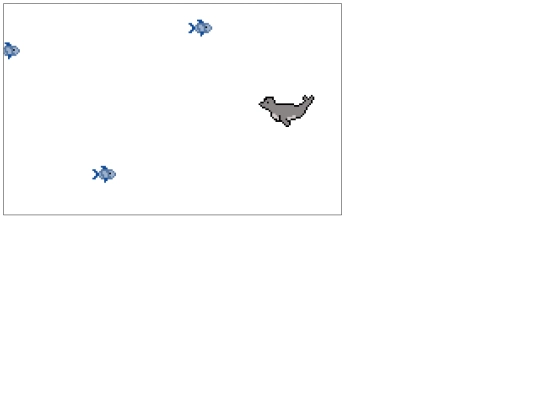 seal_with_fishes screenshot