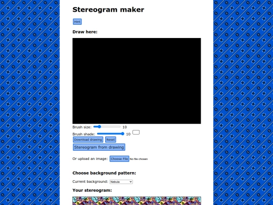 stereogram screenshot