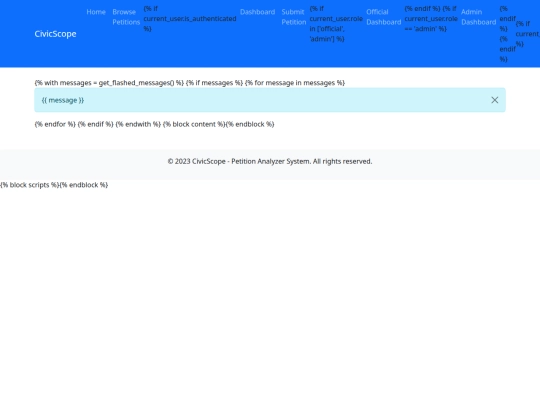 civicscope/base screenshot