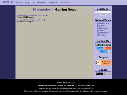 Blog/Categories/Gaming-News screenshot