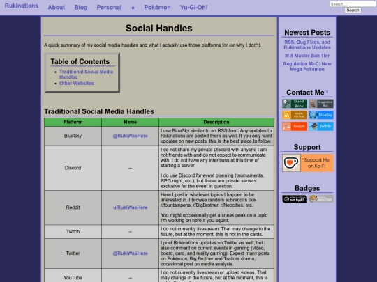 Contact-Me/Socials screenshot