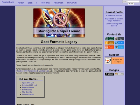 Yugioh/Goat-Format/Side-Projects/Goat-Formats-Legacy screenshot