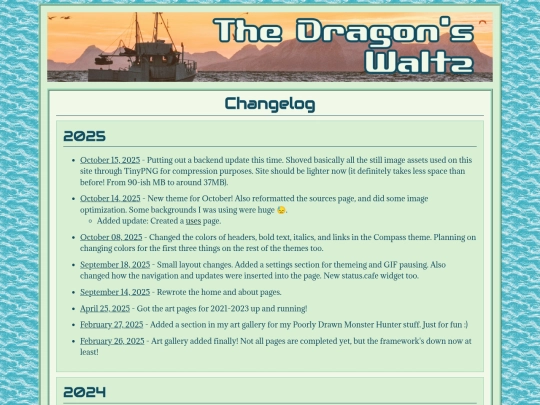 changelog screenshot