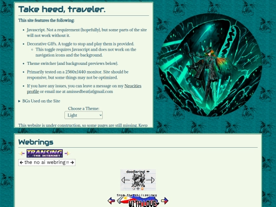 index screenshot