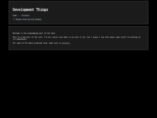dev screenshot