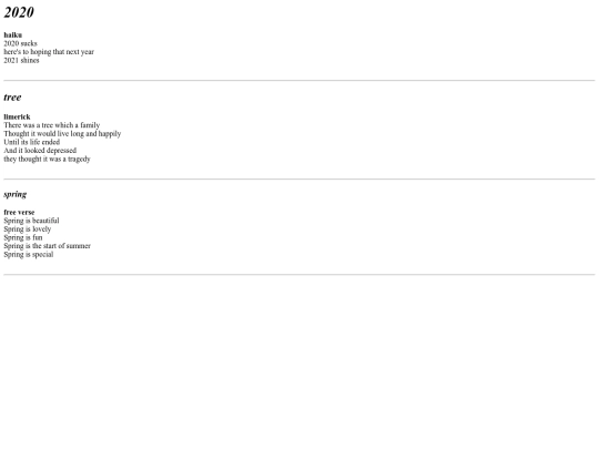 my poems screenshot