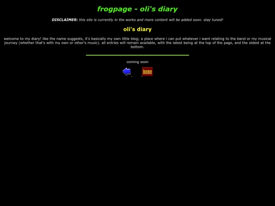 individual-diaries/oli-diary screenshot