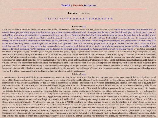 Tanakh/Joshua screenshot