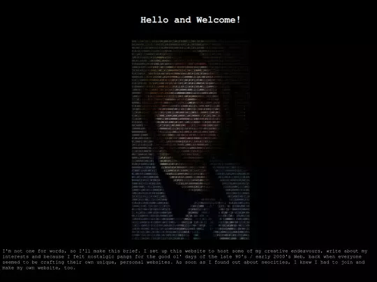 aboutmeascii screenshot