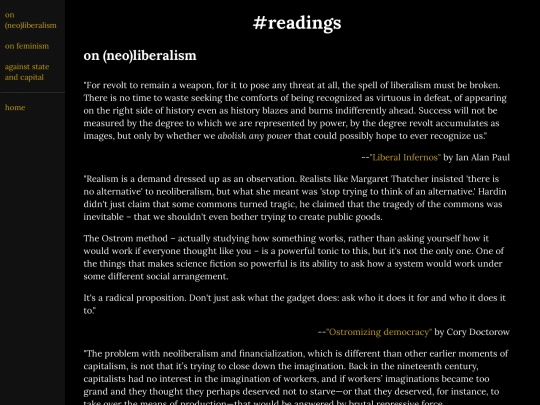 anti-radlib/readings screenshot
