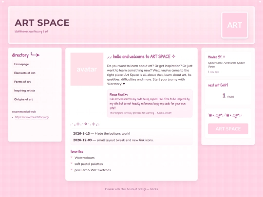 index screenshot