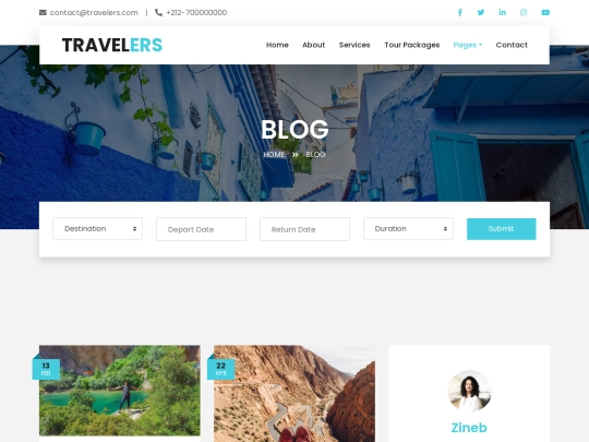 blog screenshot