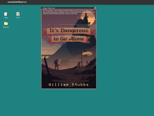 pixelart/bookcover screenshot