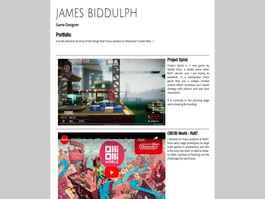 portfolio screenshot