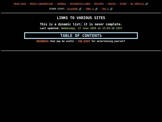 resources-links screenshot