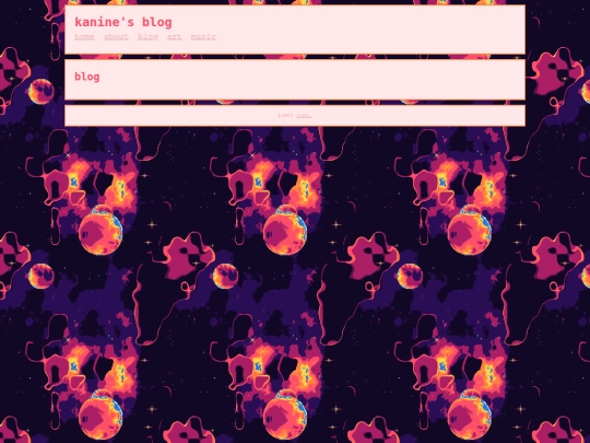 blog screenshot