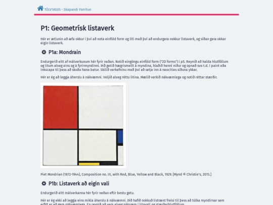 P1-Geometrik screenshot