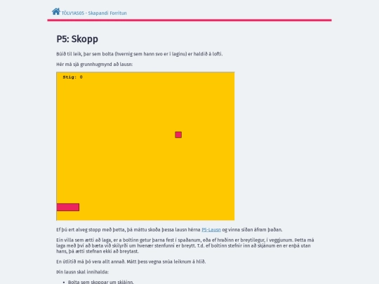 P5-Skopp screenshot