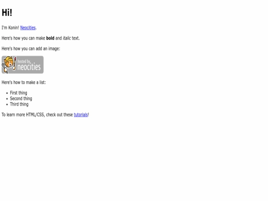 index screenshot
