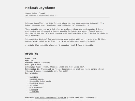 index screenshot