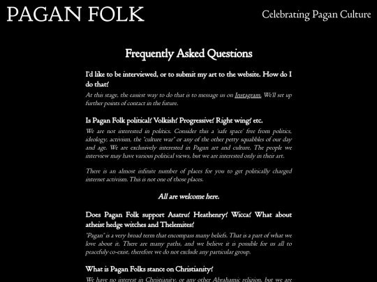 faq screenshot