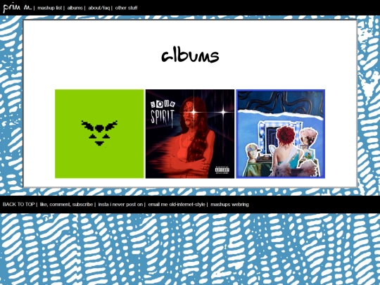albums screenshot