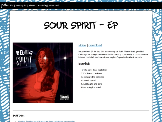 albums/sourspirit screenshot