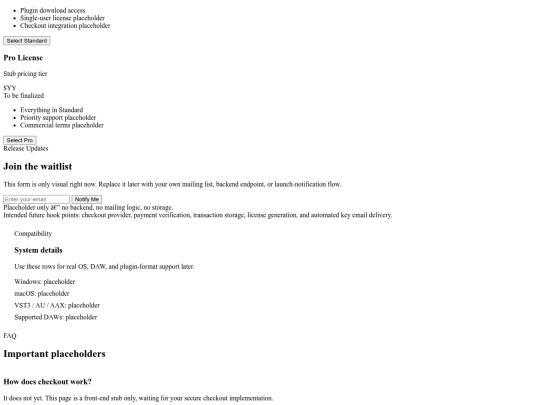 Plugins screenshot