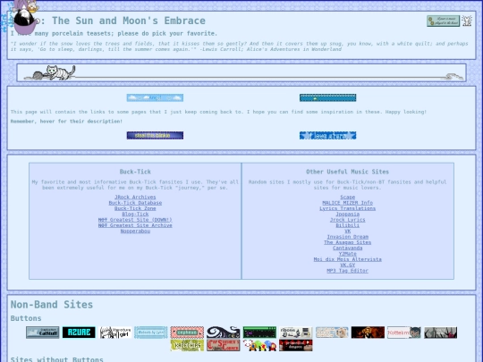 links screenshot