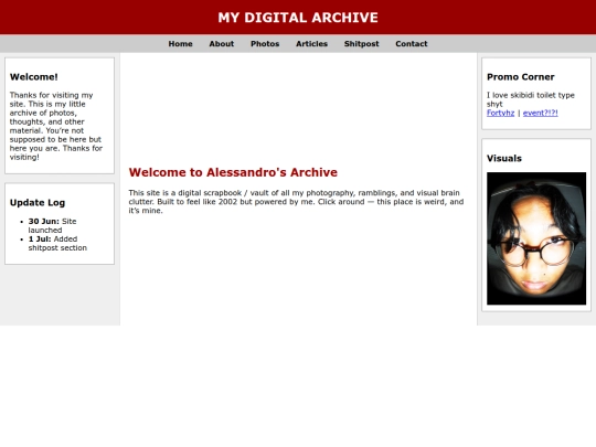 archive screenshot