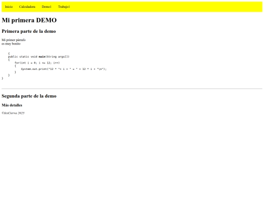 demo1 screenshot