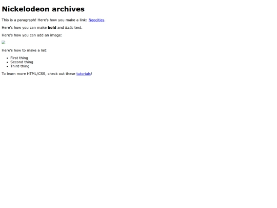 index screenshot