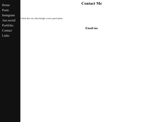 pages/contact screenshot