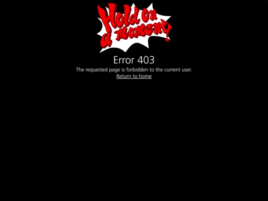403 screenshot