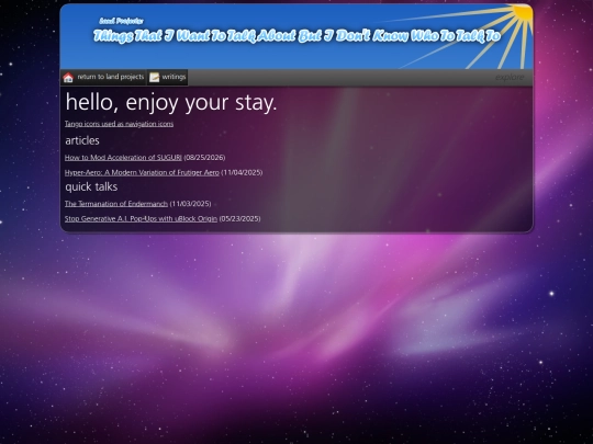 blog screenshot