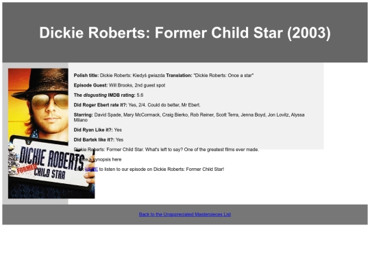 Movies/010-DickieRobertsFormerChildStar screenshot