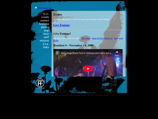 2008site/events screenshot
