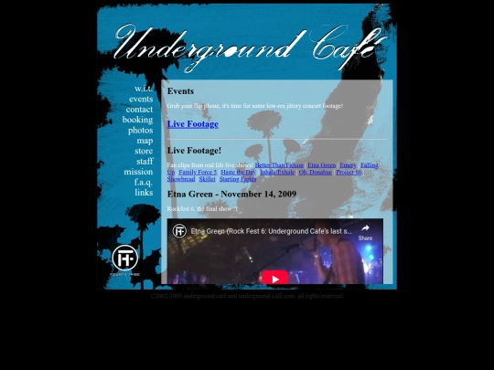 2008site/events screenshot