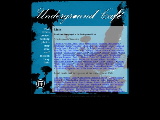 2008site/links screenshot