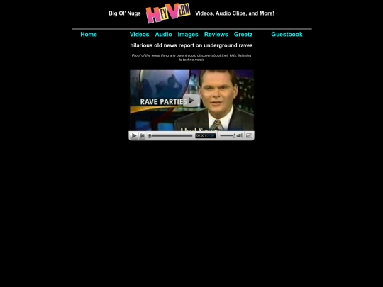 vid/ravereport screenshot