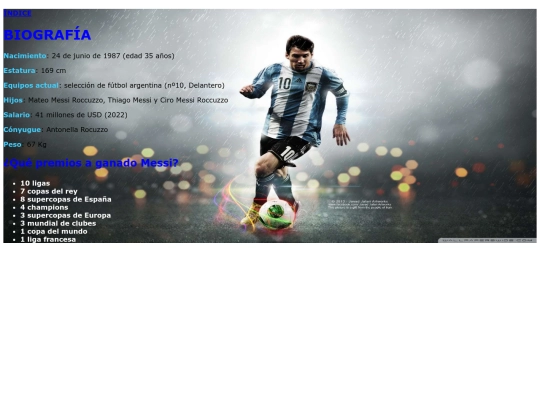 biografia screenshot