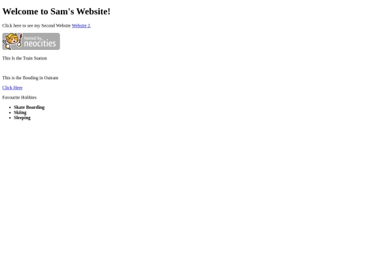 SamsWebsite1 screenshot
