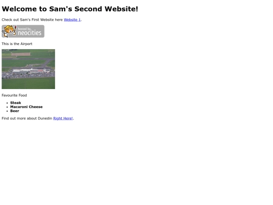 SamsWebsite2 screenshot