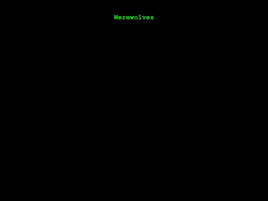 werewolves screenshot