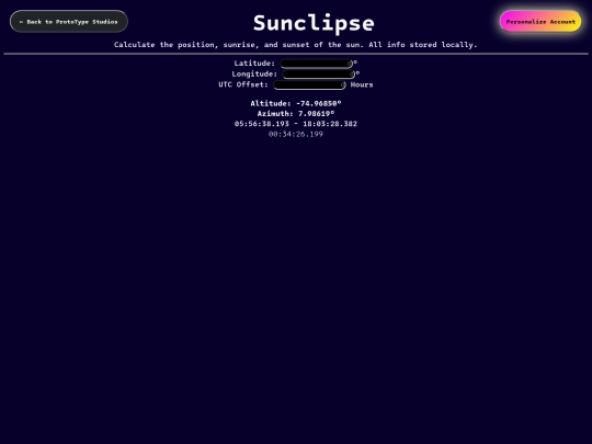 sunclipse screenshot