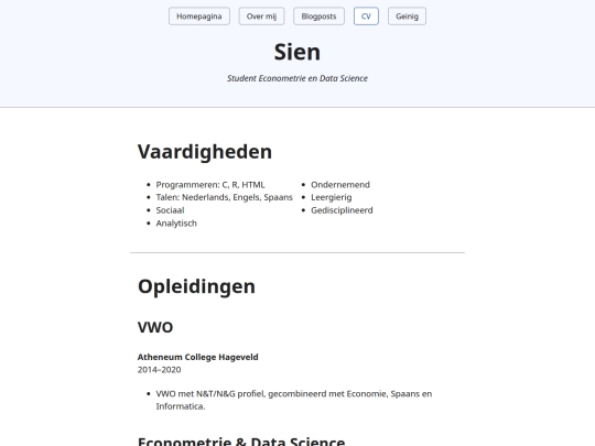 resume screenshot